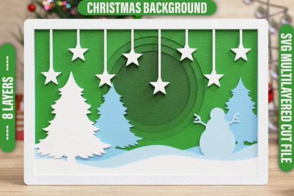 Christmas Background 3D SVG Multilayered: A Designer's Review