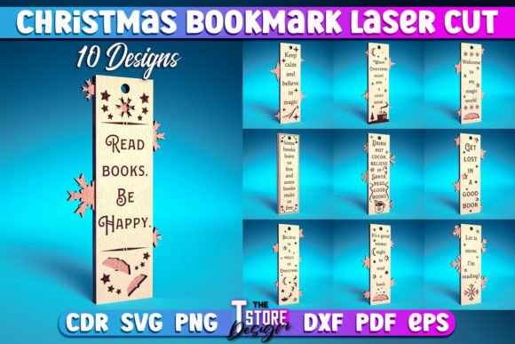 Christmas Bookmark Laser Cut SVG Book: Winter Amp Review
