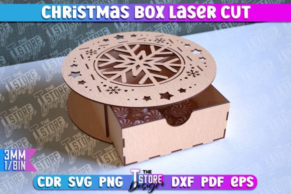 Christmas Box Laser Cut SVG CNC Files Review