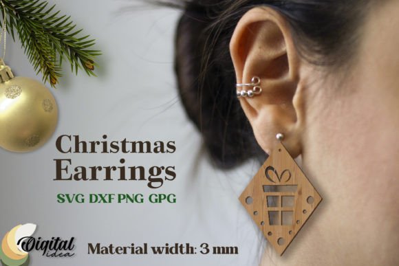 Christmas Earrings Laser Review for Crafters