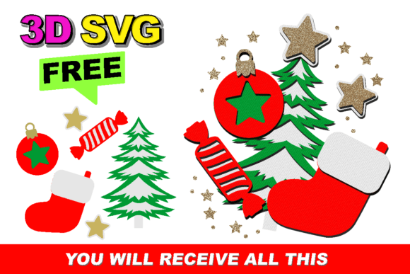 Christmas Elements 3D SVG Review for Modern Branding