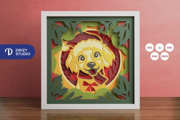 Christmas Puppy 3D Shadow Boxes: A Designer's Review