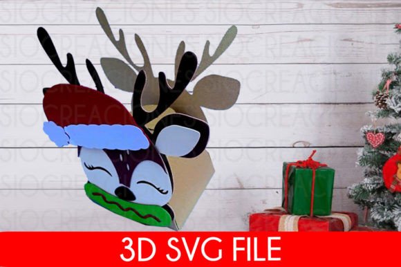 Christmas Reindeer Box SVG Review for Sellers