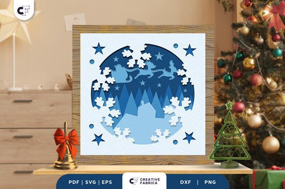 Christmas Sleigh with Reindeer Light Box Review