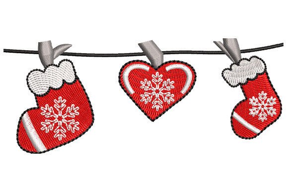 Christmas Stocking and Heart: A Crafter's Review for Holiday Projects