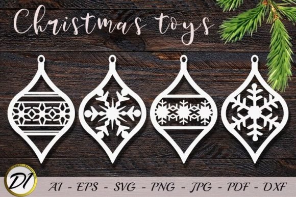 Christmas Tree Decoration Laser Cut for Winter Amp Creations