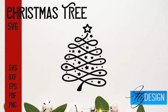 Christmas Tree Ornament Laser Cut SVG for Winter Amp