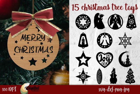 Christmas Tree Toys Bundle Laser Cut 3D Review