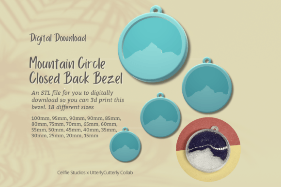 Mountain Circle 1 Closed Back Bezel STL: A Home Decor Review for Sellers