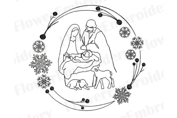 Nativity Scene Silent Night Oh Holy Nigh Christmas Design Review