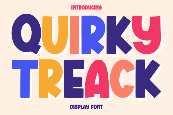 Quirky Treack: A Display Font Review for Bold Branding