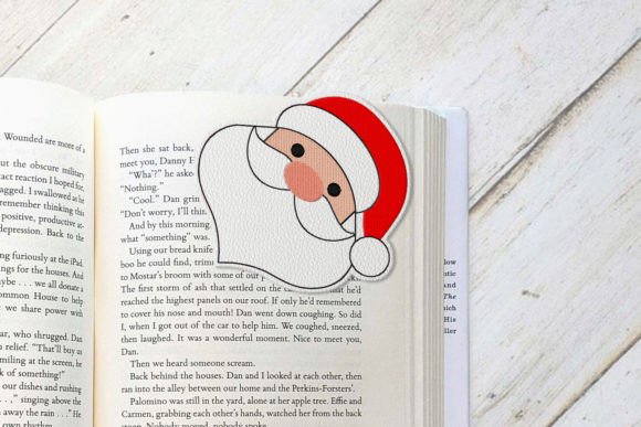 Santa Claus Corner Bookmark ITH Applique: A Christmas Design Review