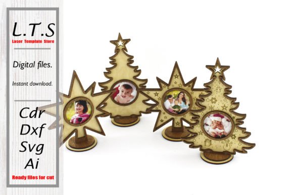 Wooden Christmas Photo Frame. Laser File: A Winter Amp Review
